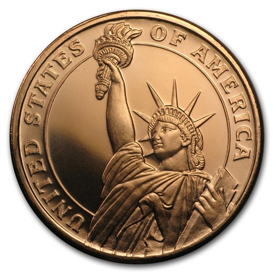 1 oz Copper Round - Statue of Liberty 1 oz Copper Round - Statue of Liberty
